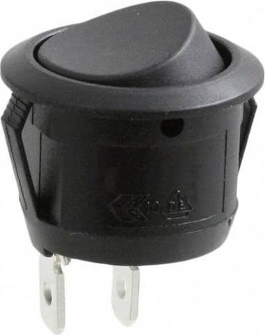 Bulgin R13112ABB Wippschalter in Schwarz - Bild 1