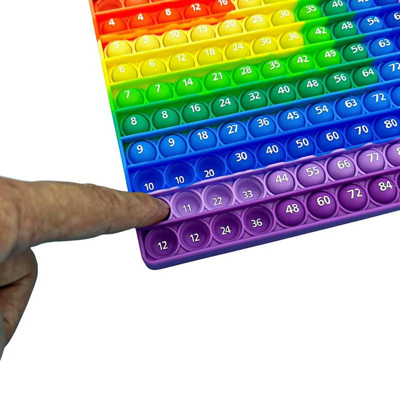 Linyi toy Multiplikation Tabelle Drücken Poppen Blase Druck - Bild 4