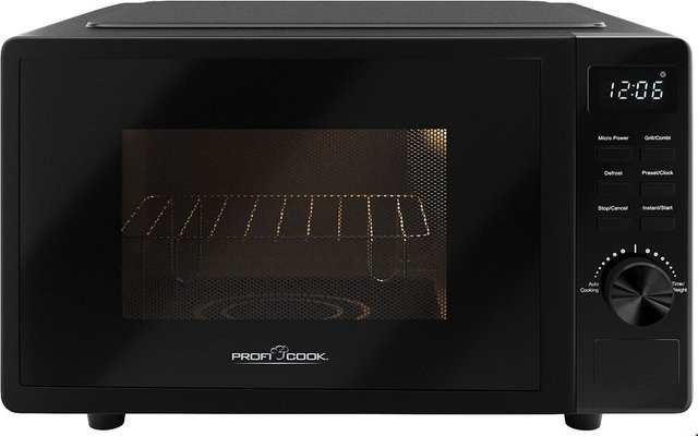 Proficook PC-MWG 1278 Mikrowellen-Kombigerät mit Grillfunktion in Schwarz - Bild 1