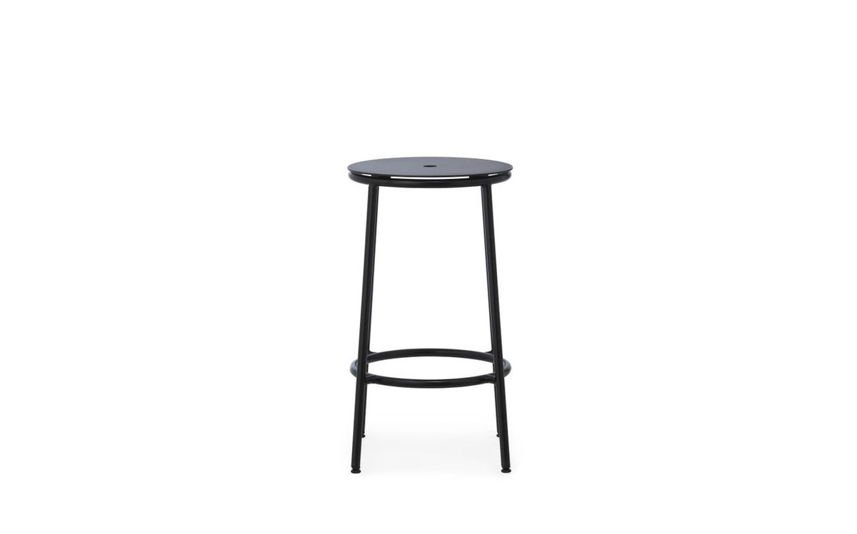 Normann Copenhagen Circa Barhocker in Schwarz Matt im skandinavischen Design - Bild 2