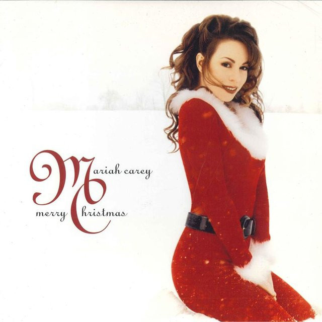 Mariah Carey Merry Christmas Vinyl LP Columbia Pop Album in Rot - Bild 1