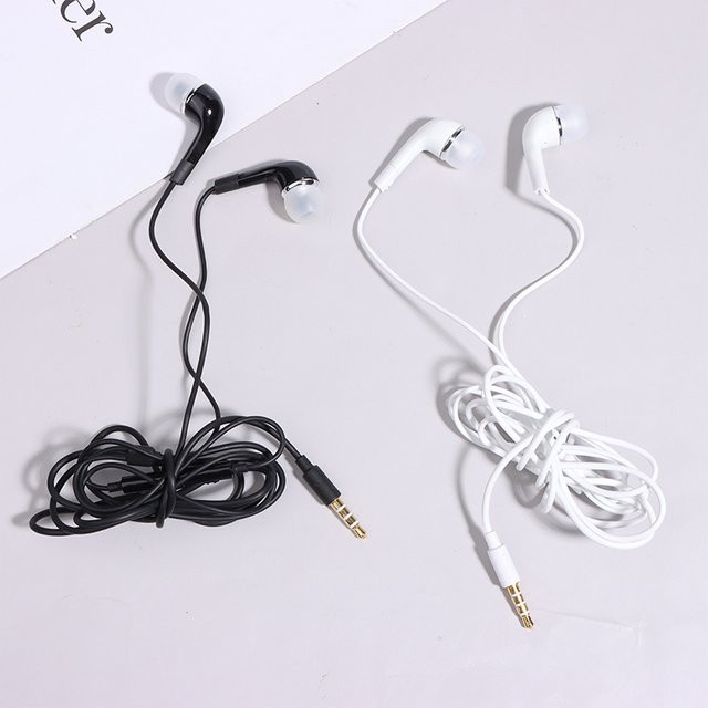 Samsung EHS64 In-Ear-Headset mit Mikrofon, kabelgebundene Kopfhörer mit 3,5 mm Klinkenanschluss, Weiß/Mehrfarbig - Bild 1