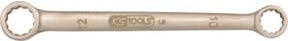KS Tools BRONZEplus Doppel-Ringschlüssel gerade 9/16x11/16" in Gold aus Messing - Bild 1