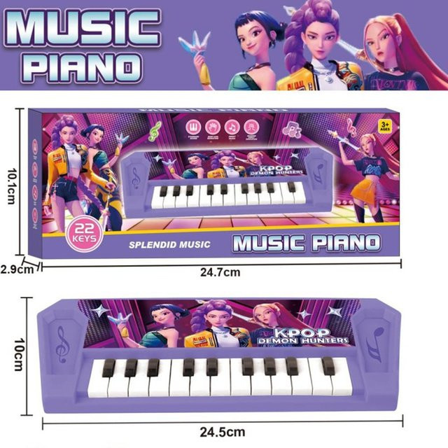 Discover Intime Kpop Dämon Musik Mikrofon, Kinderspielzeug, mit Licht, ab 3 Jahre - Bild 1
