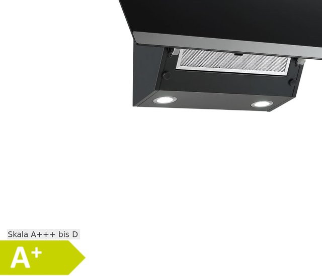 PKM Dunstabzugshaube S33-90A+BTH Kopffreihaube in Schwarz mit Touch-Control und LED-Display, Breite: 90 cm - Bild 3