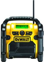 DeWALT DCR020-QW Akku- und Netz-Baustellenradio mit DAB+, FM und AM in Schwarz-Gelb - Bild 2