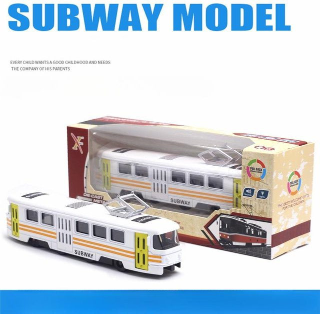 Linyi toy car Straßenbahn Modell, Metall, mit Ton und Licht, ab 14 Jahren - Bild 1