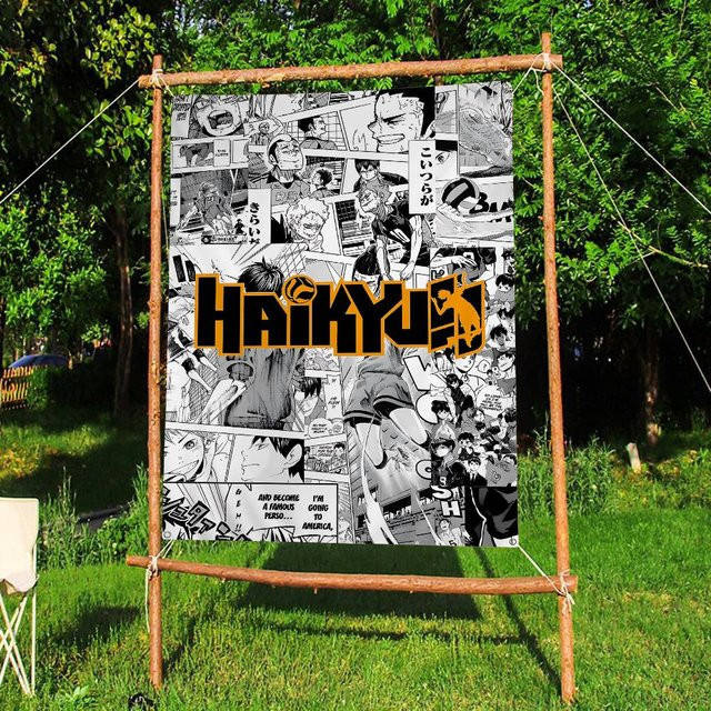 Beast Kingdom Haikyu Anime Banner Mehrfarbig Rechteckig B: 70 cm, H: 50 cm - Bild 1