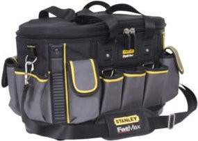 Stanley Werkzeugtasche aus Nylon in Schwarz mit runder Öffnung, B/T/H: 51 x 25 x 22 cm - Bild 1