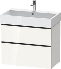 Duravit Waschtischunterschrank D-Neo in Weiß, Wandhängend, B: 78,4 cm, T: 44,2 cm, H: 62,5 cm - Bild 1