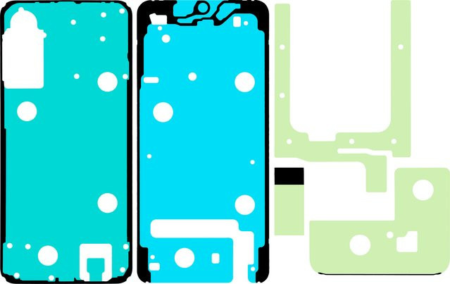Samsung Galaxy A57 5G Display Klebeset Service Pack in Multicolour GH82-39334A - Bild 1