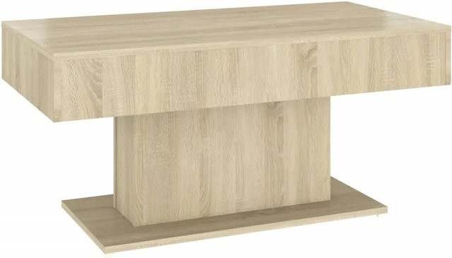 vidaXL Couchtisch aus Holzwerkstoff in Sonoma-Eiche, rechteckig und minimalistisch, B: 96 cm, T: 50 cm, H: 45 cm - Bild 1