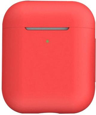 Apple Airpods 1 und 2 Schutzhülle aus Silikon in Rot mit Doraemon Design - Bild 1
