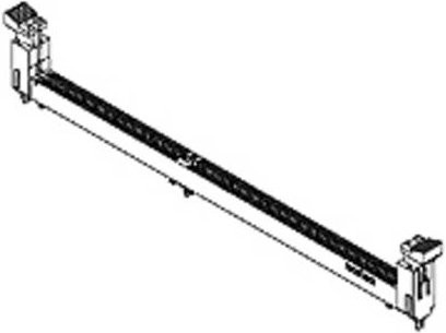 Molex Speichermodulsockel 78156-0001 Tray in Schwarz - Bild 1