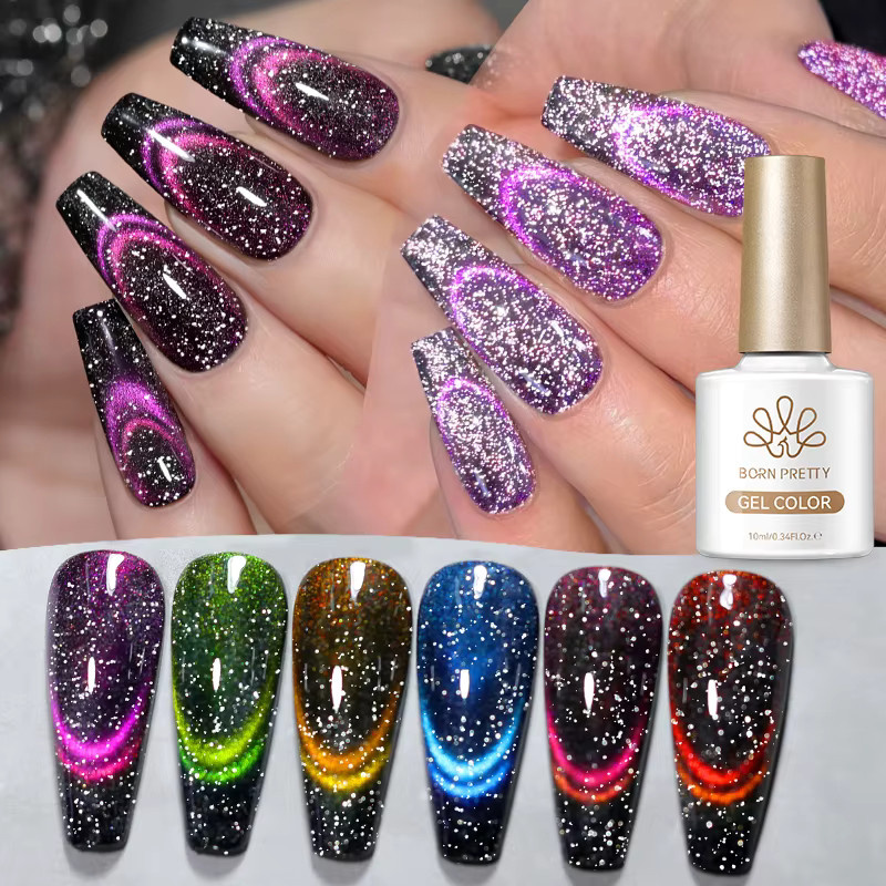 BORN PRETTY Light Years Away Magnetgel-Nagellack, 10 ml, Glänzend - Bild 2