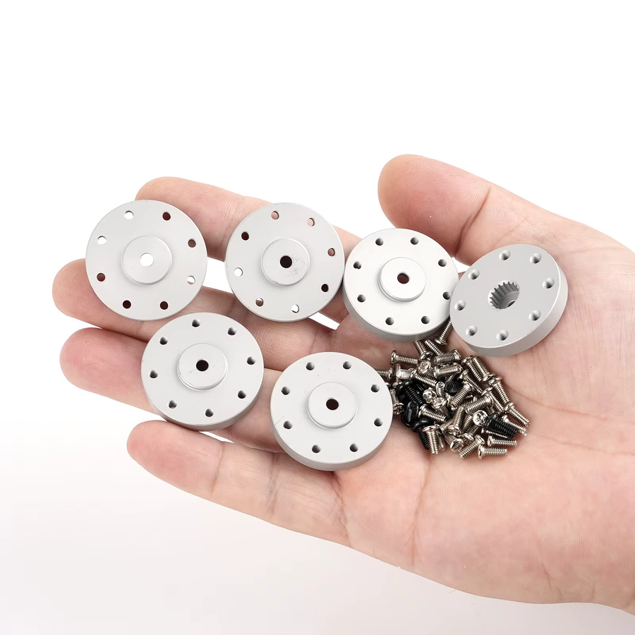 wishiot Metall Runde Standard Servo Teile Halterung Lenkrad, Zubehör - Bild 2