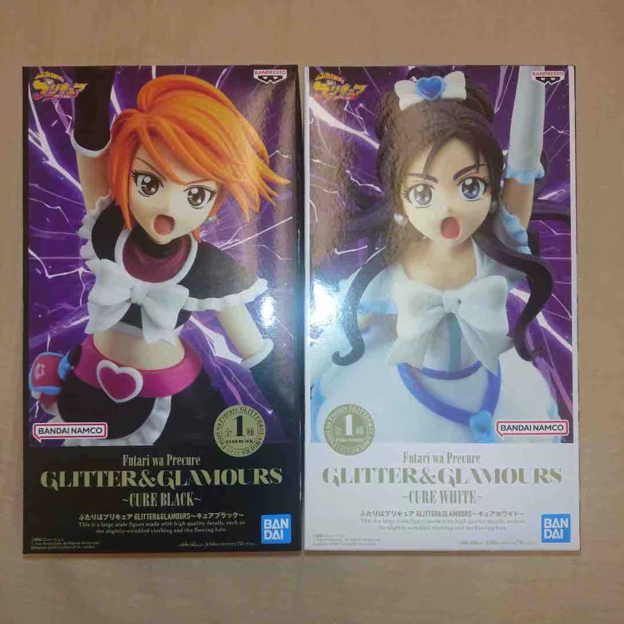 Banpresto Pretty Cure Glitter Glamours Cure Black Cure Weiße Figur, Anime Modell Spielzeug - Bild 2