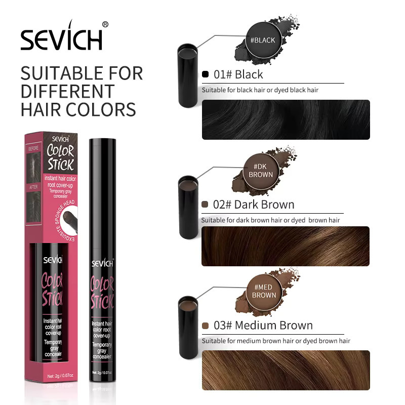 Sevich Haarschatten-Puder, Black, Unisex, 2g - Bild 3