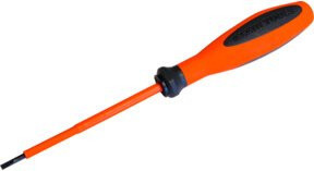 Klein Tools VDE Schlitzschraubendreher Schwarz Orange 3,0 mm - Bild 1