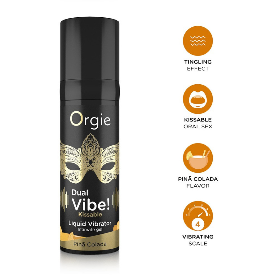 Orgie Dual Vibe! Stimulationsgel, Pinã Colada-Aroma, Unisex - Bild 3