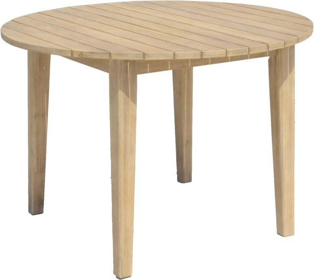 Garden Pleasure Gartentisch Arvada Rund aus Holz in Natur mit Durchmesser: 110 cm - Bild 1