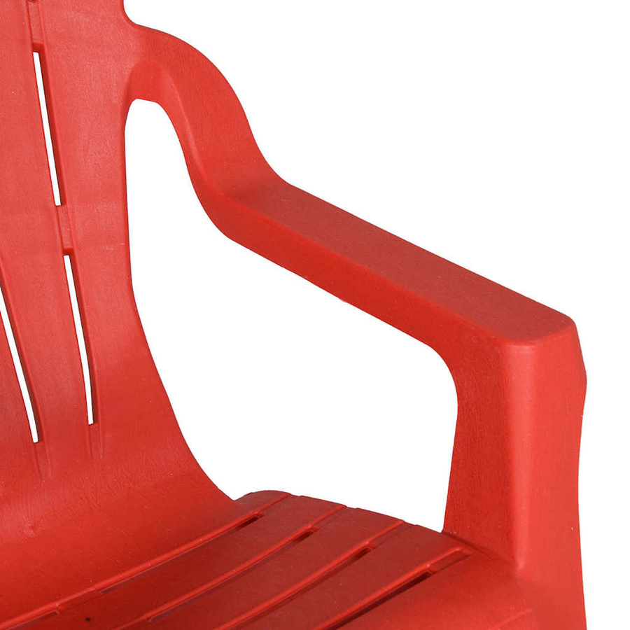 vidaXL Kinder-Gartenstühle Set aus 2 Stück in Rot aus Polypropylen, B/T/H: 37 x 34 x 44 cm - Bild 4