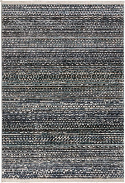 Flair Rugs Kurzflorteppich Camino in Blau mit geometrischem Design, B/T: 120 x 160 cm - Bild 1