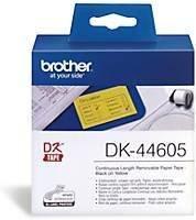 Brother Endlos-Etikett DK-44605 Thermopapier Gelb Ablösbar Breite: 62 mm, Länge: 30,48 m - Bild 1