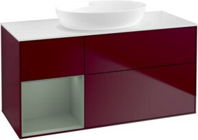 V&B Waschtischunterschrank Finion in Weiß, lackiert, Breite: 120 cm, Tiefe: 50,1 cm, Höhe: 50,1 cm - Bild 1