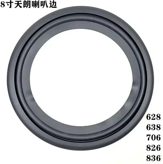 Tannoy Ersatz Lautsprecher Gummimembran Surround in Schwarz für 8 Zoll Lautsprecher Modell 611 Edge Repair Angel - Bild 1
