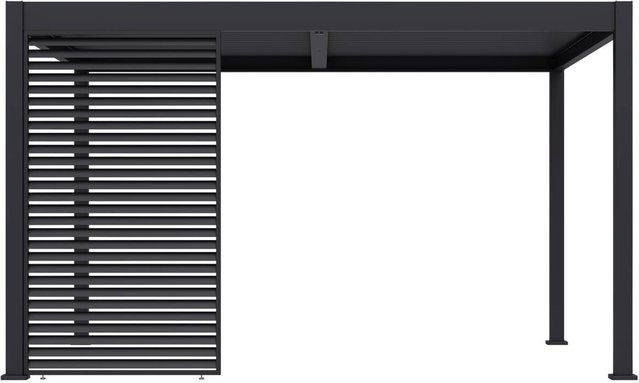 Paragon Outdoor Lamellen Sichtschutz Grand Tuscan für Pergola aus Aluminium, Grau, B/H: 135 x 234 cm - Bild 5
