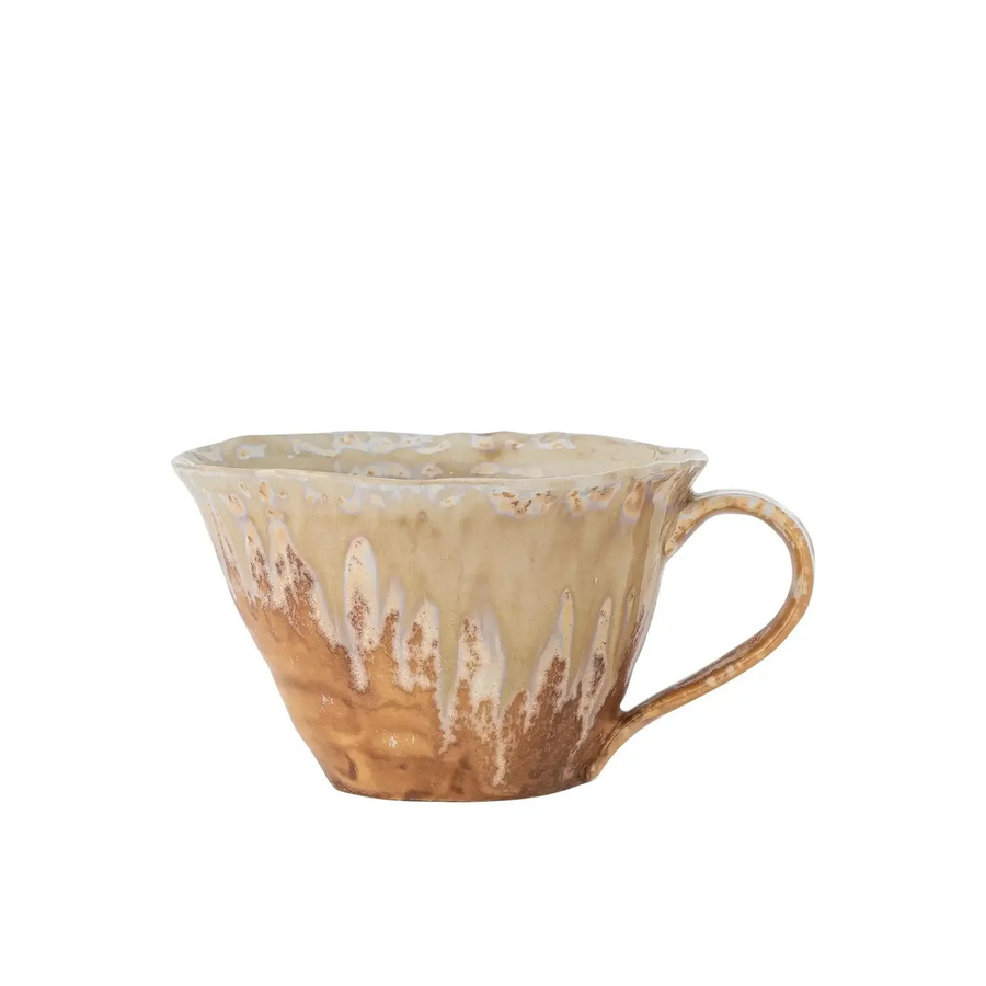 Bloomingville Milani Becher aus Steinzeug in Naturfarben, 250 ml - Bild 1