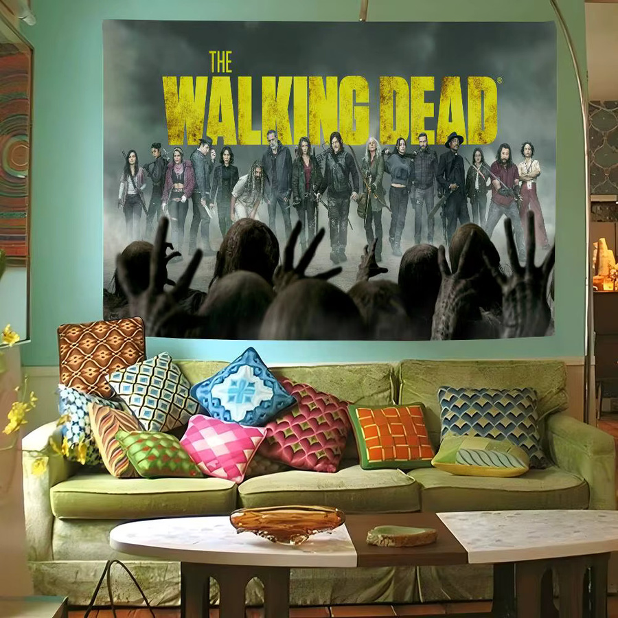 Mesuca Fotohintergrund The Walking Dead Motiv in Multicolour als wasserdichte Studio-Tapete - Bild 4