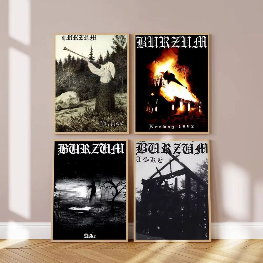 MINISO Burzum Filosofem Wandaufkleber multicolor wasserfestes Poster aus Papier für deine Wanddekoration - Bild 2