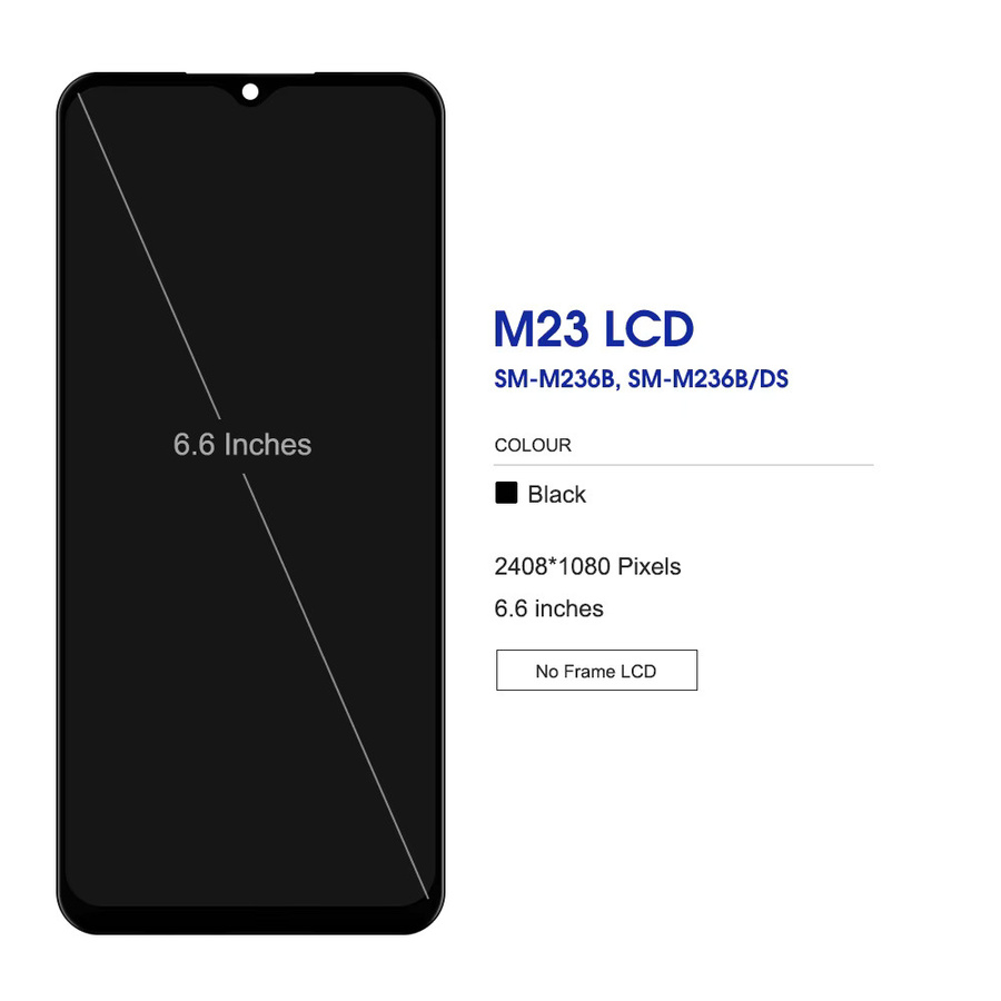 Samsung Galaxy M23 Display mit Touchpanel und Digitizer in Schwarz - Bild 3