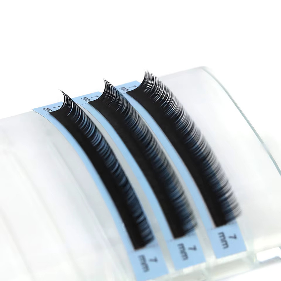 RUJADE untere Wimpernverlängerung, Kaschmirwimpern, 0,03 Volumen, Matt Black - Bild 4