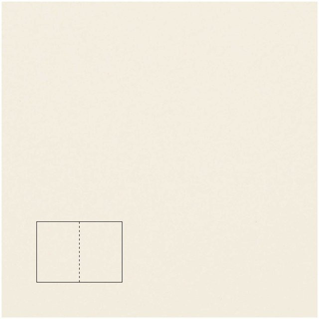 Rico Design Paper Poetry Klappkarten Essentials A6, 5 Stück, Hellgelb - Bild 1