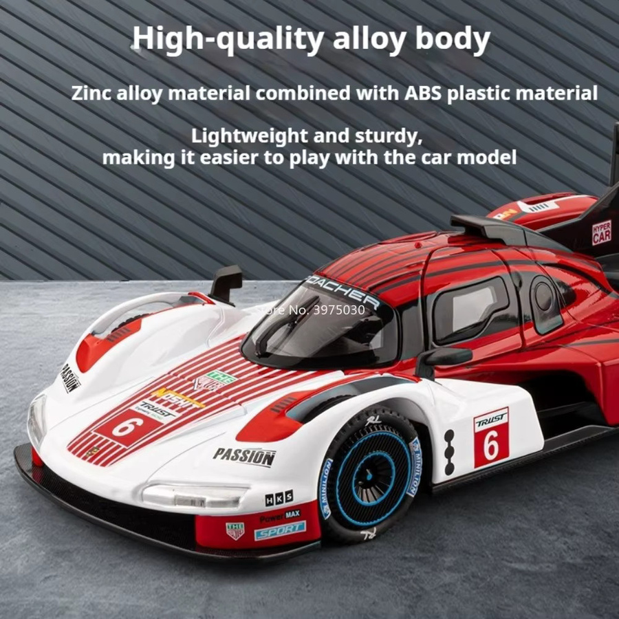 MAKEDA RWB Rennwagen, Modellauto, 1:22, Metall, Türen geöffnet - Bild 2
