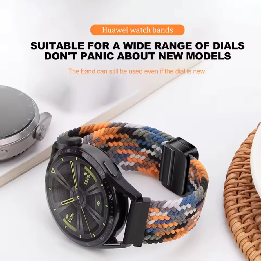 Magnetisches geflochtenes Solo-Armband für CMF by Nothing Watch Pro 2 und CMF Watch Pro, 22 mm, Multicolor - Bild 4