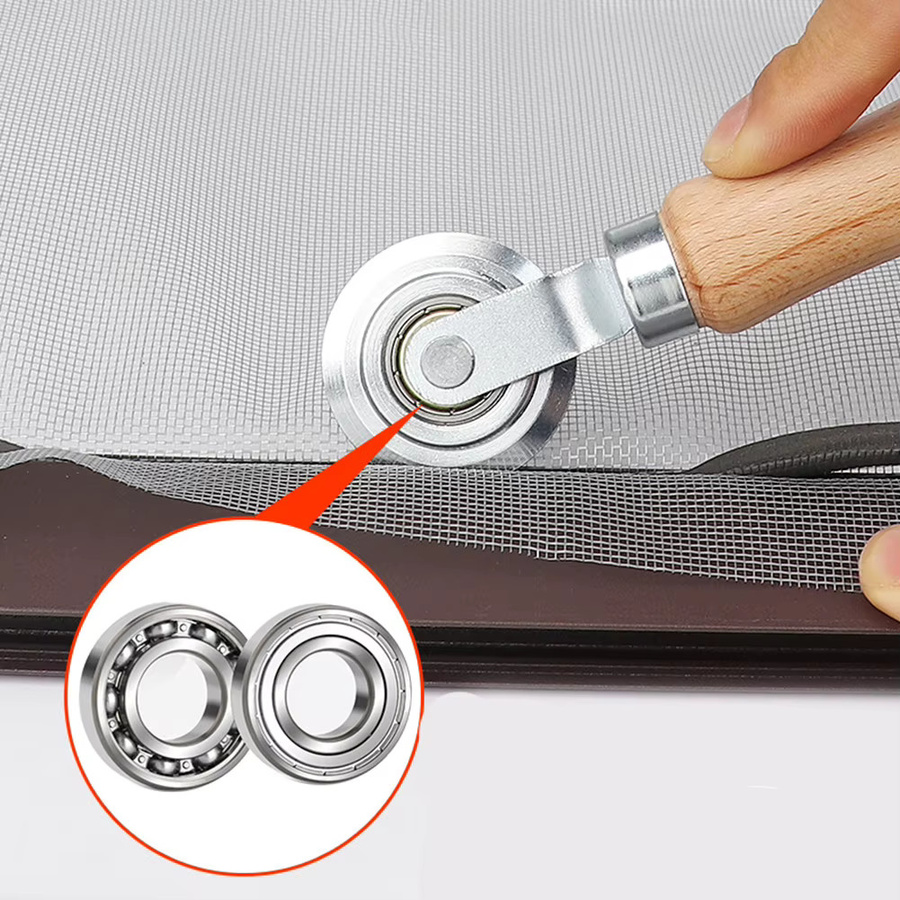 VIBRATITE Bildschirm-Installationswerkzeug Handkurbel-Roller für Fliegengitter und Fenster-Fliegengitter-Presswalze - Bild 2