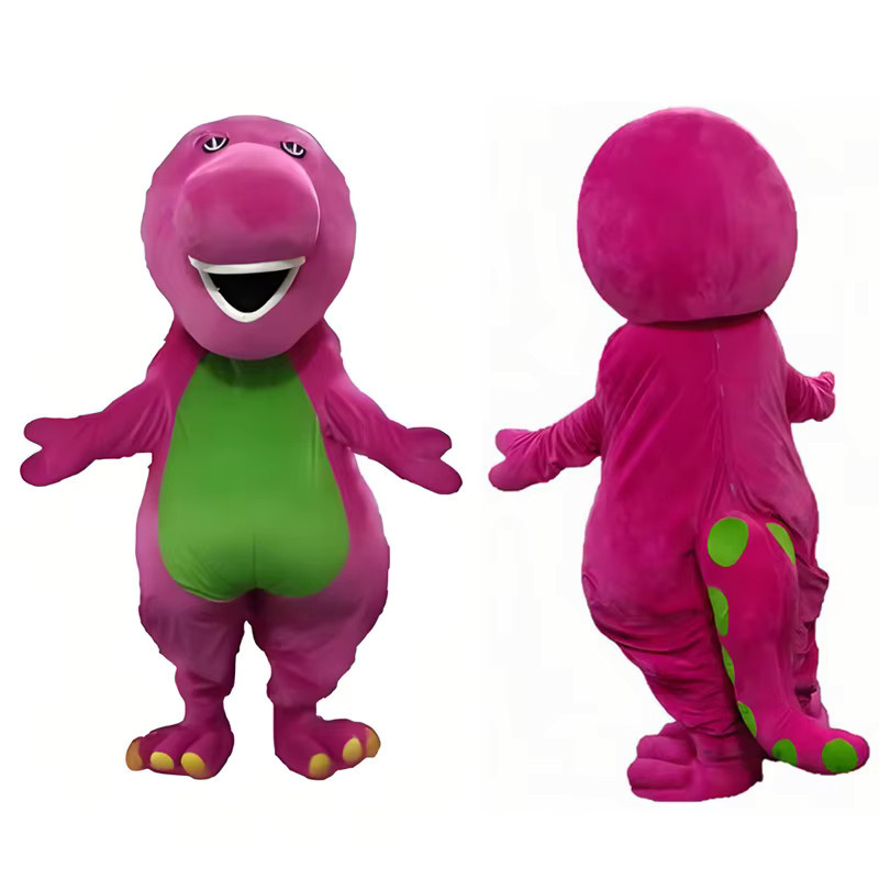 Potdemiel Dinosaurier Maskottchen Kostüm, Puppe, Plüsch / Textil, für Erwachsene - Bild 2