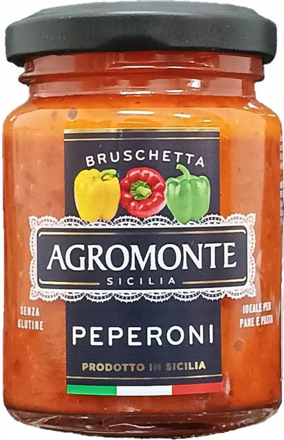 Agromonte Bruschetta Peperoni Paprika 100 g - Bild 1