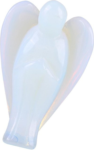 Igeteck Opal-Heilstein in Engelsform, weiß, 3,8 cm - Bild 1