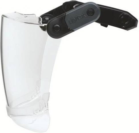 Uvex pronamic 9916001 Schutzvisier in Schwarz mit UV-Schutz, Antibeschlag-Schutz und Antikratz-Schutz nach EN 166 und EN 170 - Bild 1