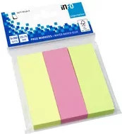 Info Haftmarker Blank in Gelb, Pink und Grün, B: 75 mm, H: 25 mm - Bild 1