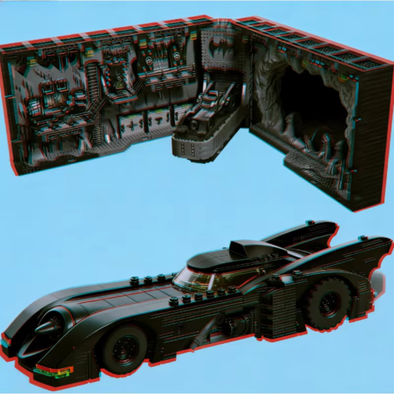 Batcave Shadow Box Klassische Desktop-Dekoration von Potdemiel in Schwarz - Bild 4