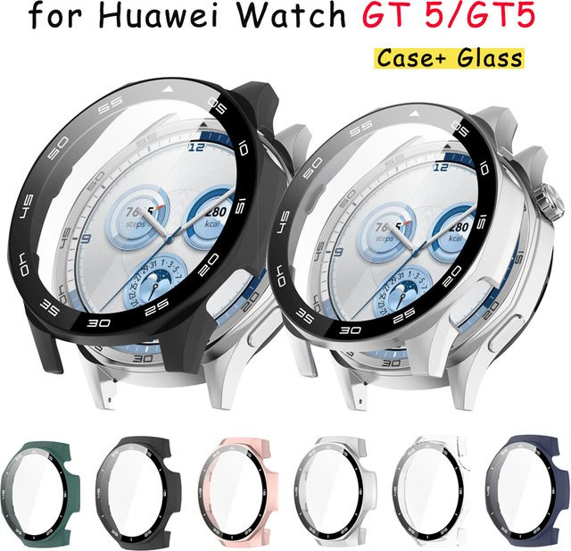 OAKCHARM Hülle für Huawei Watch GT 5/GT5 Pro 46 mm, Silikon, Roségold, Unisex - Bild 1
