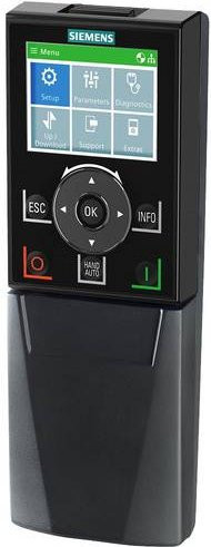 Siemens Bedienfeld Interface 6SL3255-0AA00-4HA1 in Schwarz - Bild 1