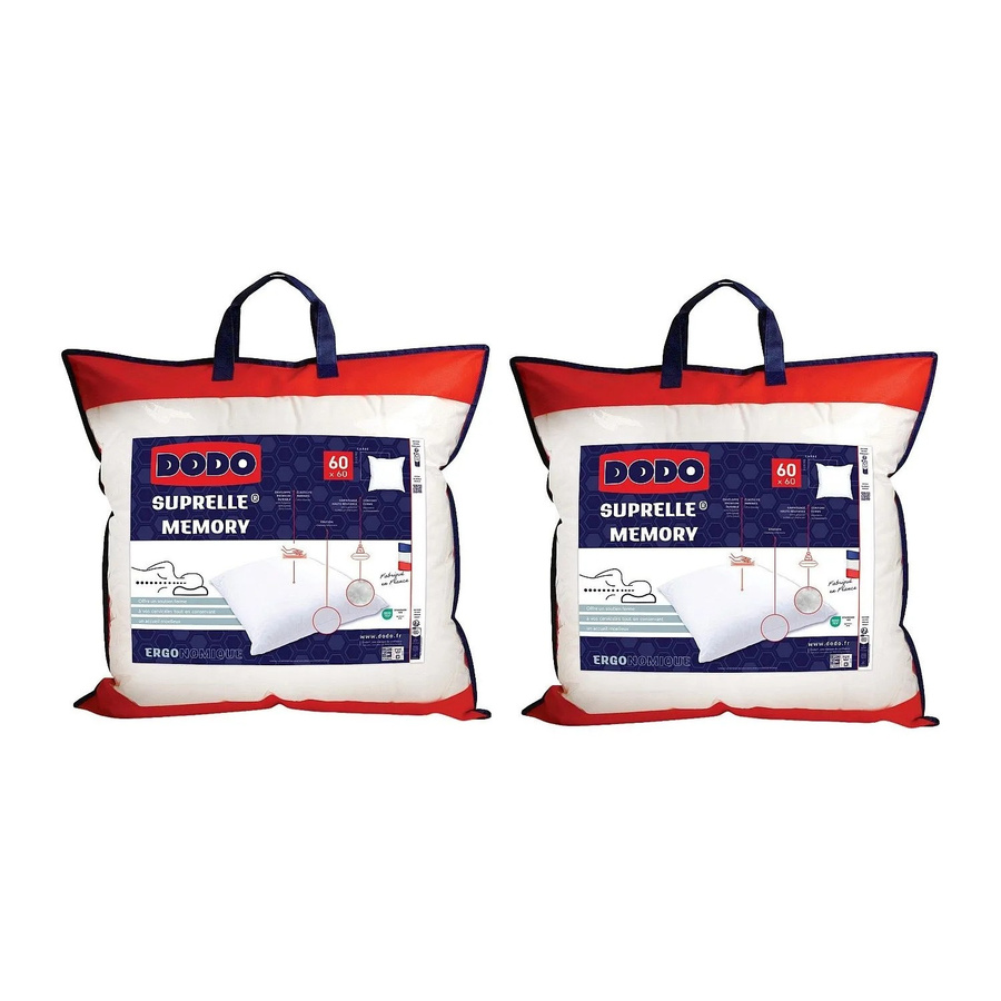 DODO CERVEA Kopfkissen aus Memory Foam in Weiß, Breite: 60 cm - Bild 2
