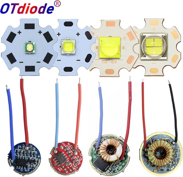 LED Taschenlampen Stromtreiber für XPE T6 XLM2 XHP50 XHP70 XHP90 Kaltweiß DC 3,7V 5V 12V - Bild 1